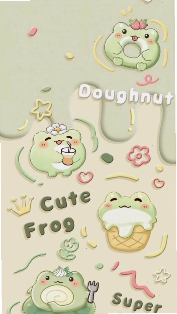 Hình nền điện thoại chibi nữ với biểu cảm ngạc nhiên
