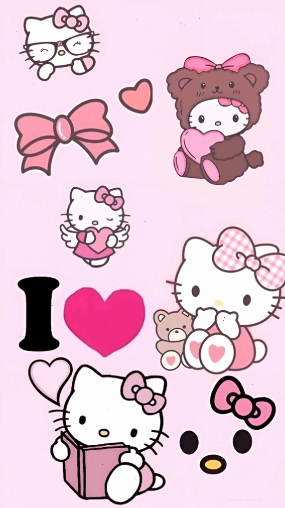 Hình nền điện thoại Hello Kitty đẹp nhất