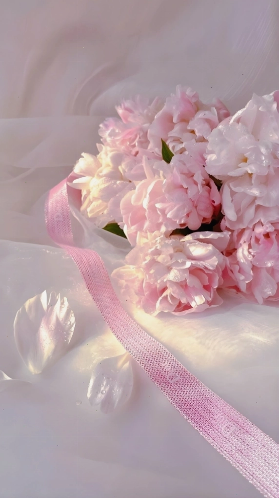 Hình nền hoa mẫu đơn màu hồng ngọt ngào và quyến rũ