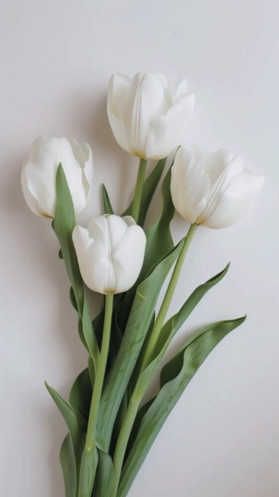 Hình nền hoa tulip xanh với ánh nắng chiếu rọi