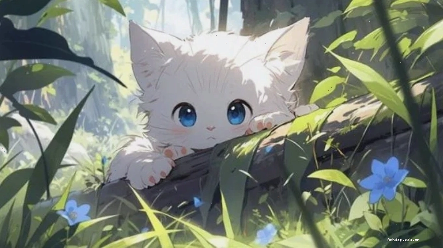 Hình nền máy tính Anime 3 với tông màu trầm ấm