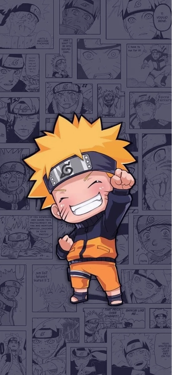 Hình nền Naruto Chibi đẹp với nhiều nhân vật