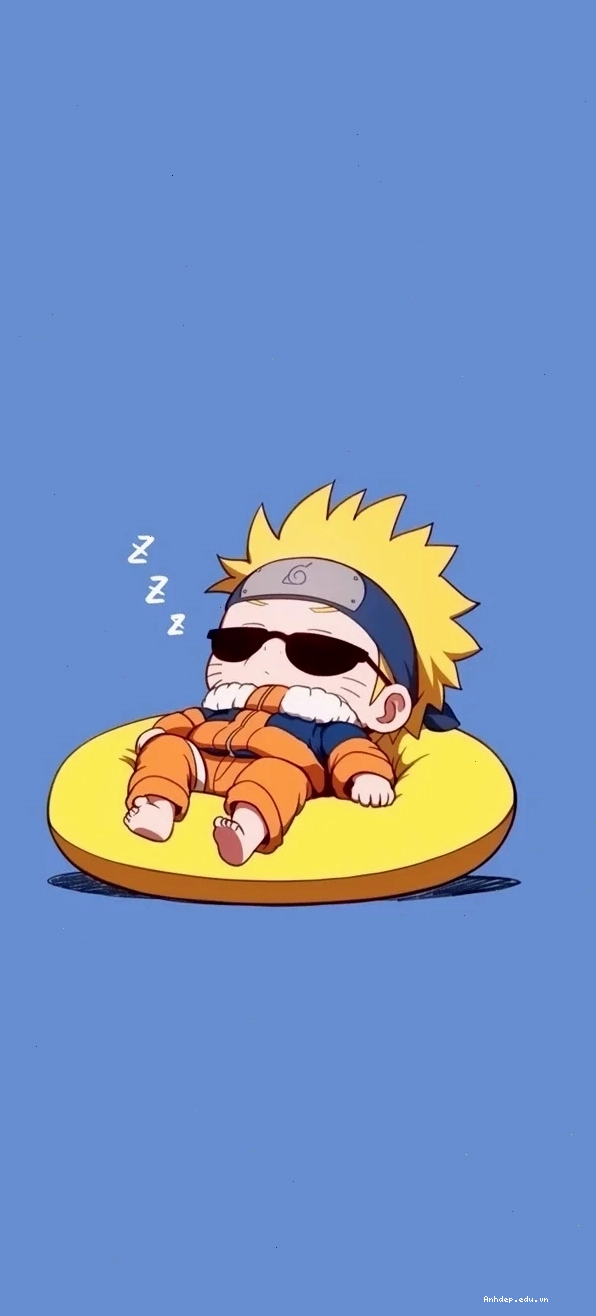 Hình nền Naruto Chibi với màu sắc tươi sáng