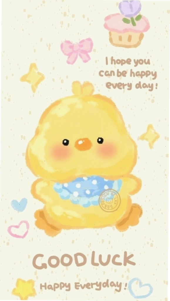 Hình nền phong cảnh thiên nhiên với các yếu tố cute