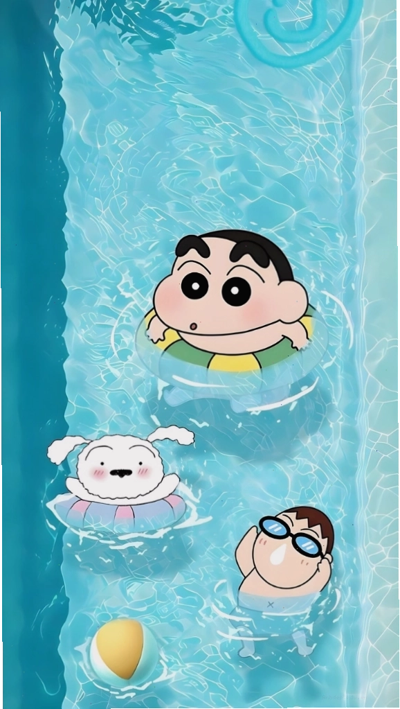 Hình nền Shin, Bo và Shiro cùng vui đùa