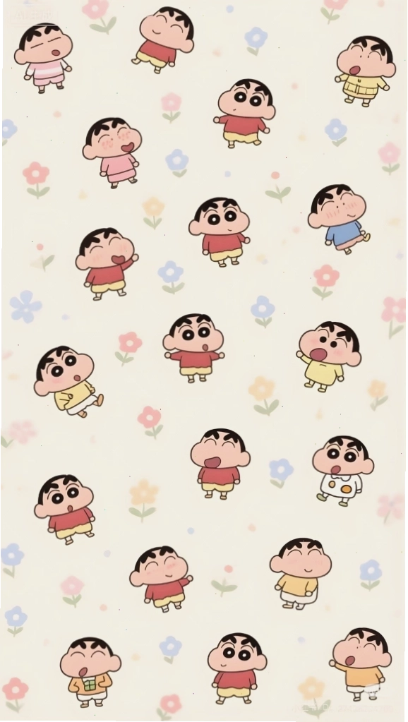 Hình nền Shin Chan với biểu cảm dễ thương
