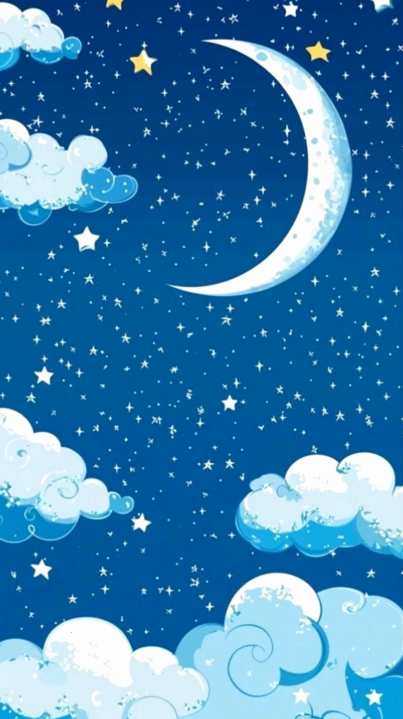 Hình nền xanh dương với chú gấu trắng dễ thương, phù hợp cho không gian cá nhân