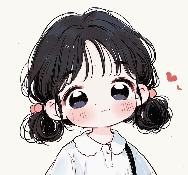 Hình vẽ Chibi dễ thương với đôi mắt to tròn