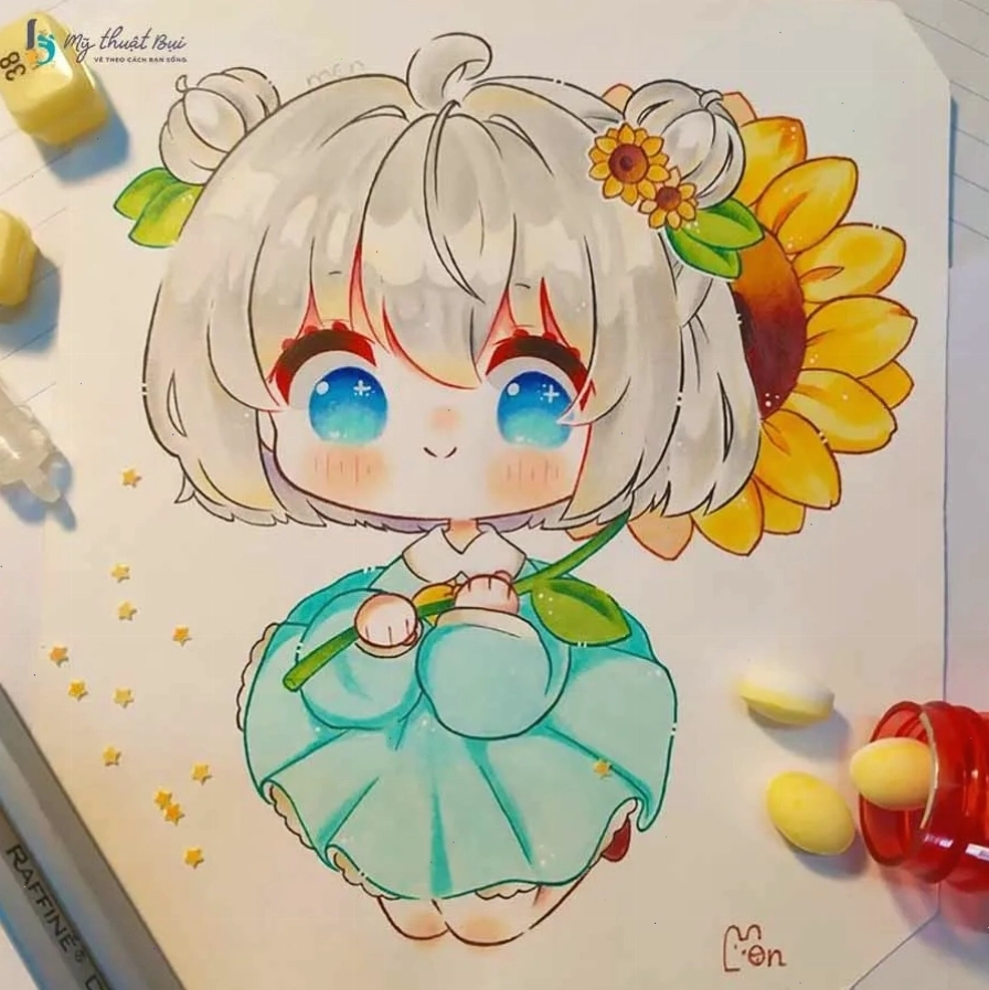 Hình vẽ Chibi ngộ nghĩnh và đáng yêu