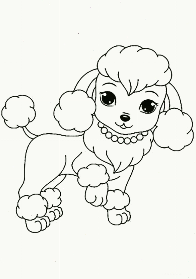 Hình vẽ chú chó chibi đang ngủ say sưa
