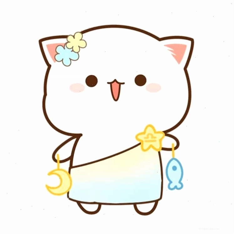 Hình vẽ dễ thương cute anime chibi một chàng trai cầm hoa