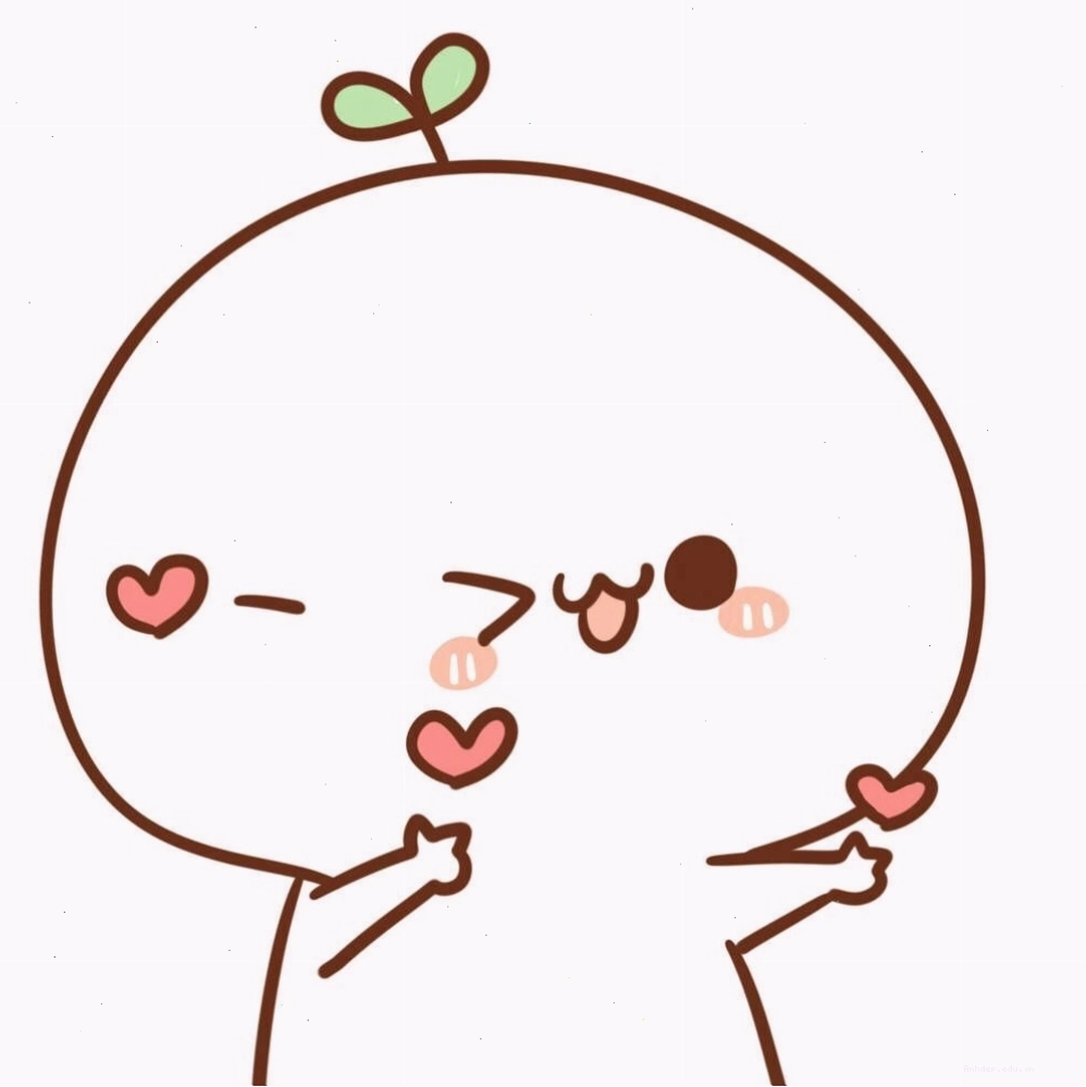 Hình vẽ dễ thương cute anime chibi một cô gái đang đọc sách
