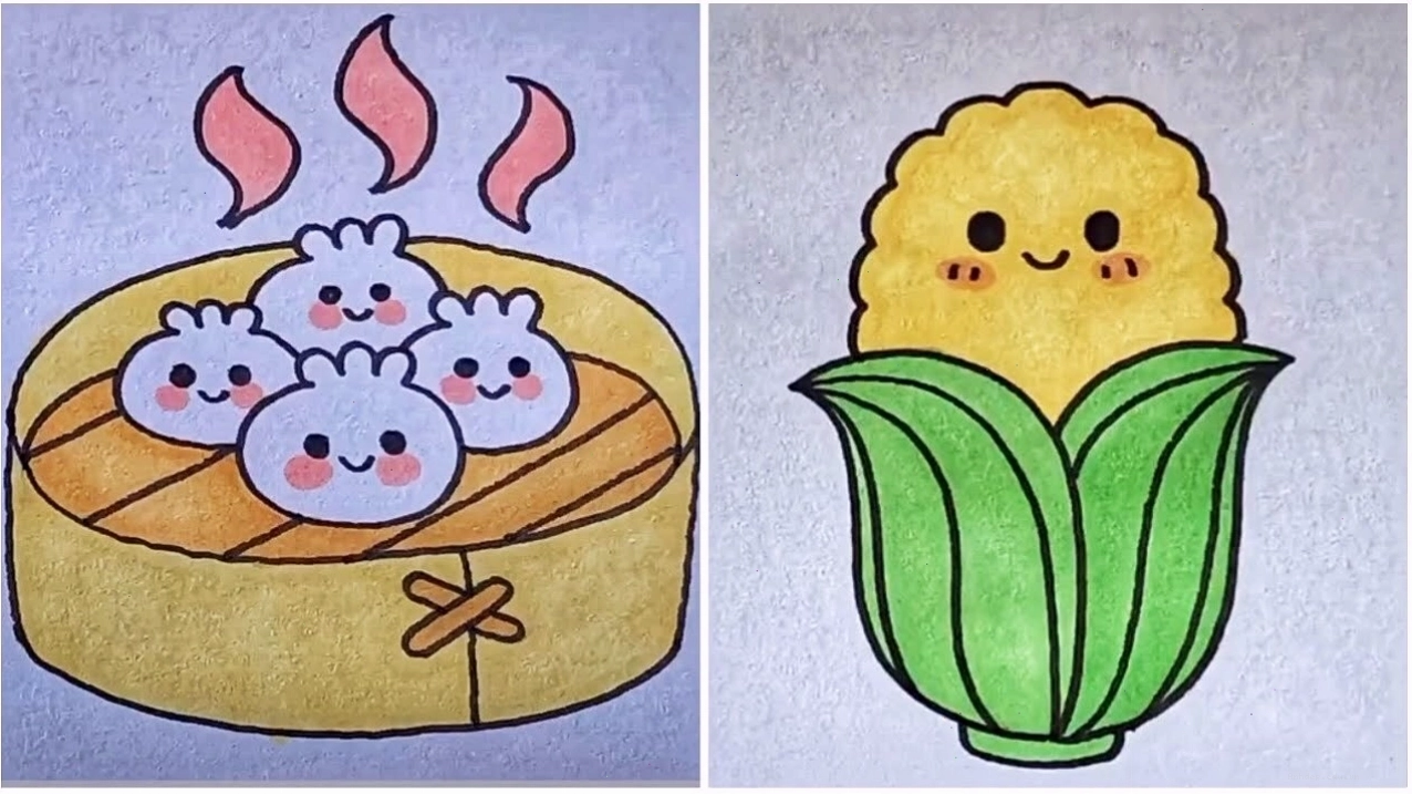 Hình vẽ dễ thương cute anime chibi một người đang đọc sách