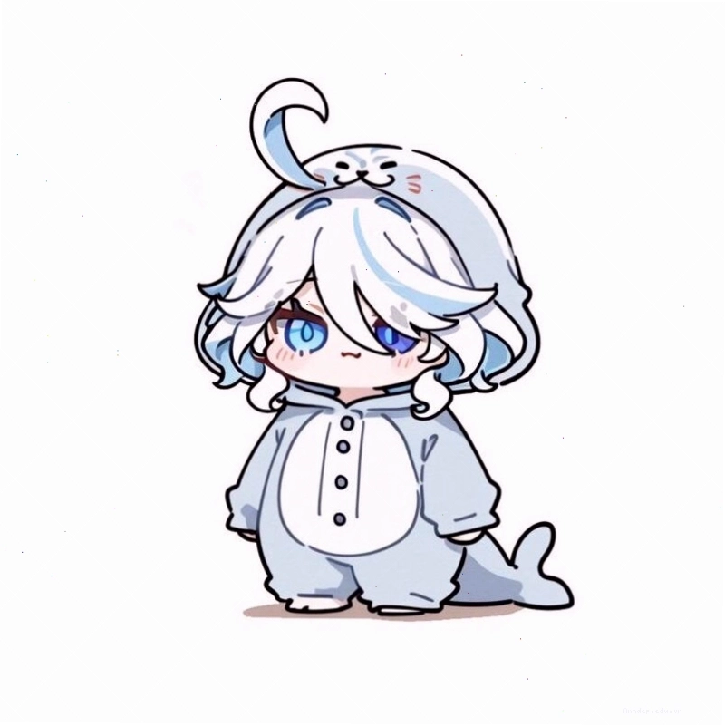 Hoàn thiện chi tiết khuôn mặt và trang phục cho nhân vật chibi