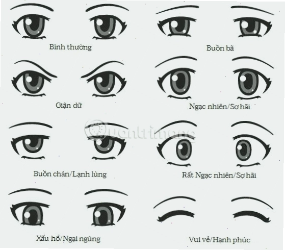 Hướng dẫn các bước vẽ mắt anime nữ đơn giản bằng bút chì