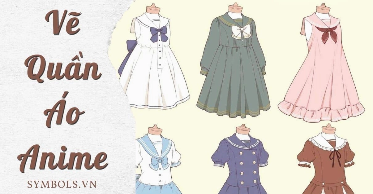 Hướng dẫn chi tiết cách vẽ trang phục Anime đẹp và ấn tượng
