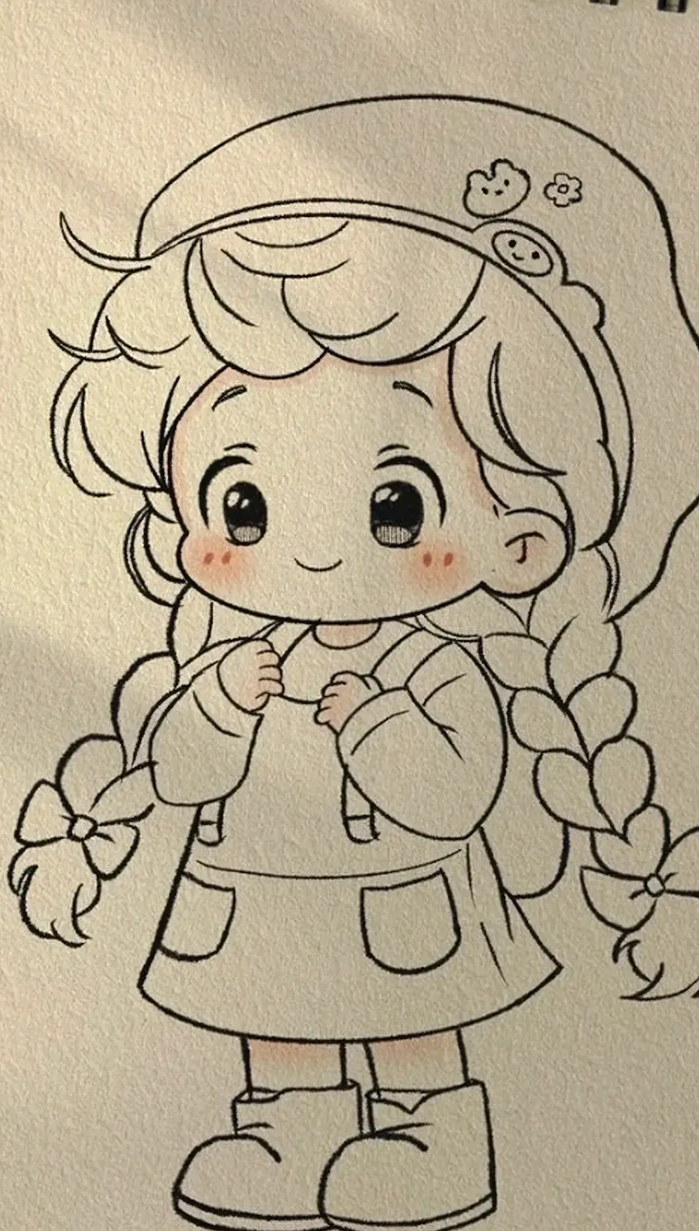 Hướng dẫn vẽ Chibi nữ cute đơn giản cho người mới bắt đầu