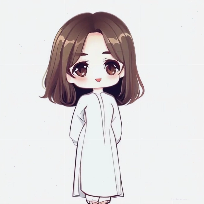 Hướng dẫn vẽ cô giáo chibi đơn giản từng bước