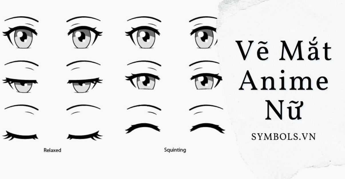 Hướng dẫn vẽ mắt anime nữ đơn giản: Bí quyết tạo đôi mắt lung linh