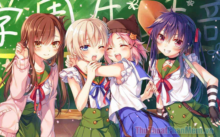 Khám phá ảnh 4 người bạn thân chibi: Tạo dấu ấn độc đáo cho nhóm