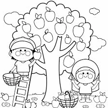 Khám Phá Thế Giới Tranh Tô Màu Vườn Cây Ăn Quả Cho Bé Sáng Tạo