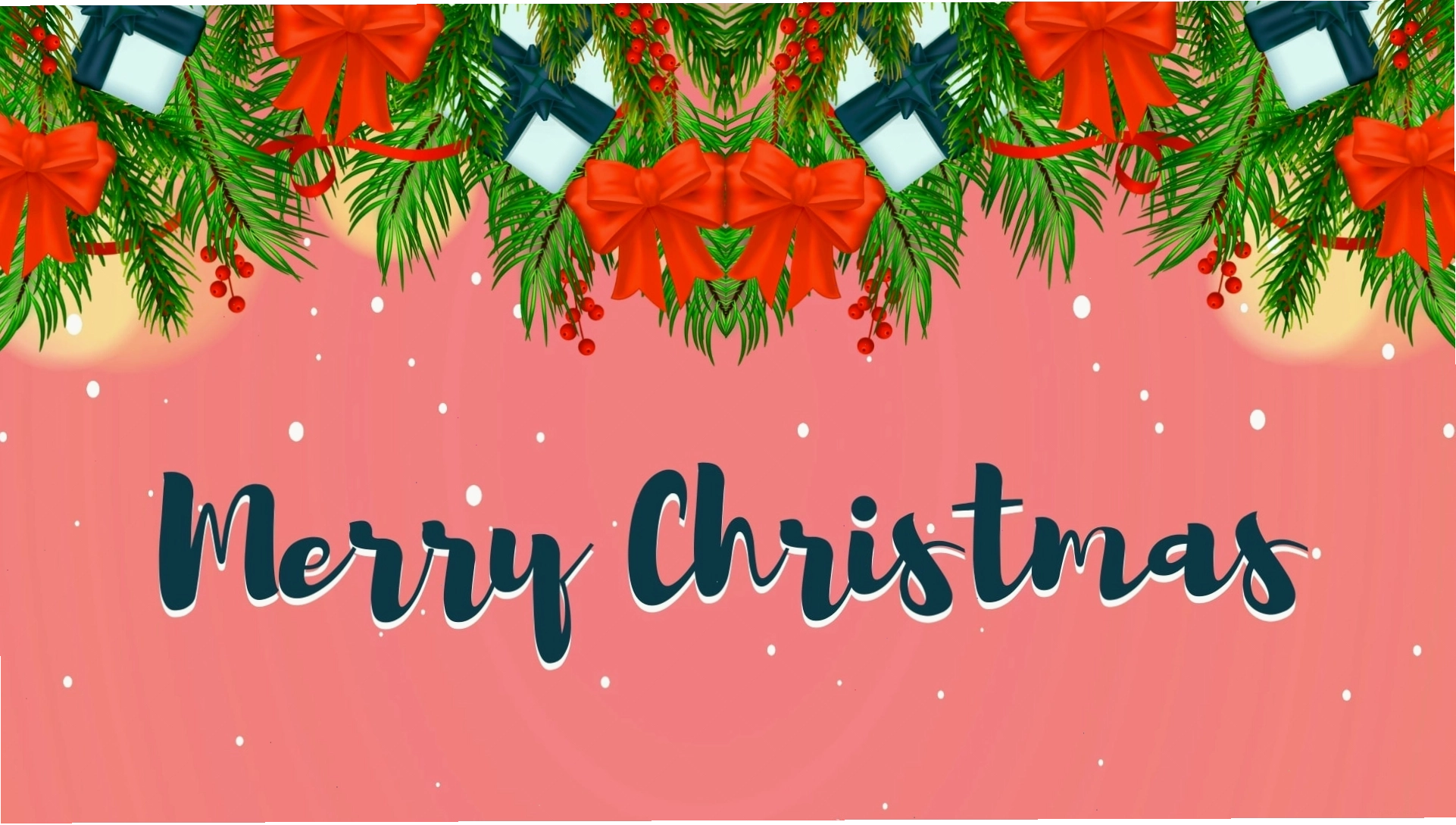 Không khí Noel tràn ngập màn hình máy tính