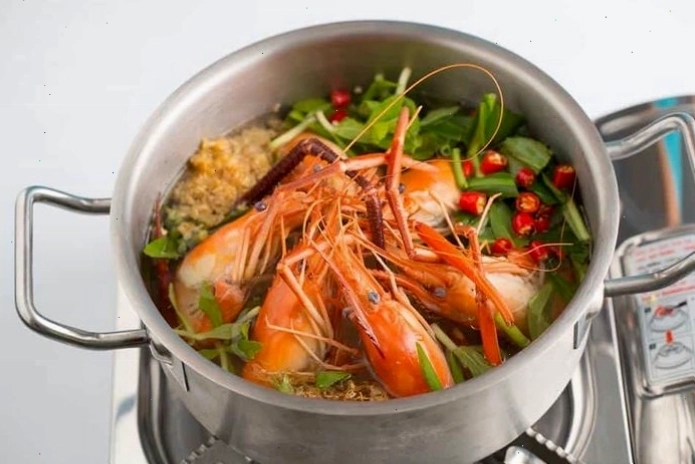 Khu vực ăn uống tại Góc Biển Homestay