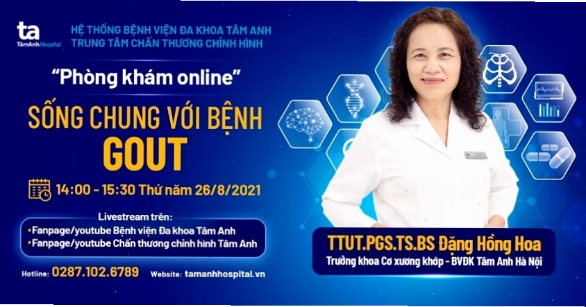 Làm thế nào để “chung sống hòa bình” với bệnh gout?