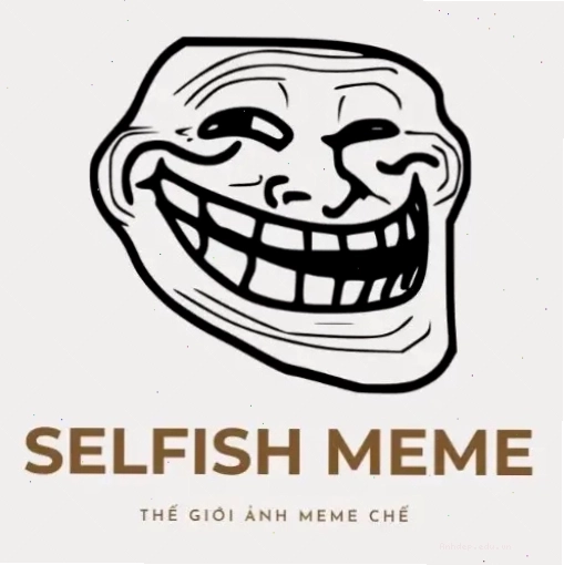 Logo Selfish Meme biểu tượng cho những chiếc meme độc đáo