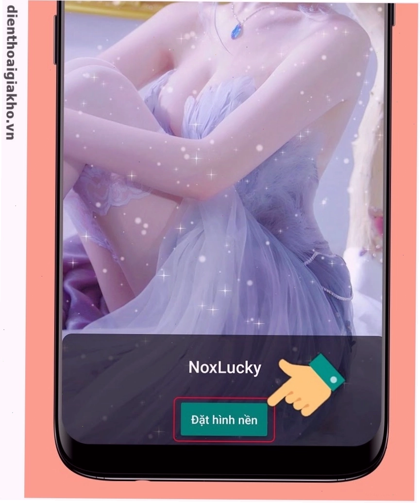 Màn hình khóa điện thoại với hình nền video tùy chỉnh