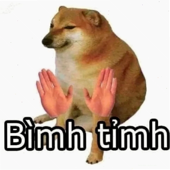 Meme hài dáng ngồi giữ bình tĩnh