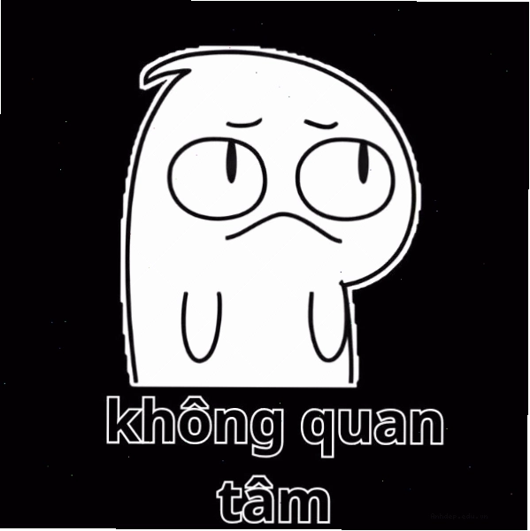 Meme thể hiện sự không quan tâm