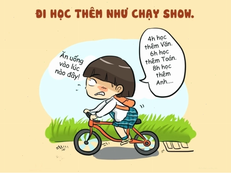 Meme tình trạng đi học hiện nay