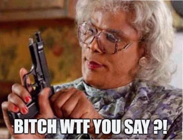 Meme "WTF" với hình ảnh người đang suy nghĩ, thích hợp khi đối mặt với vấn đề phức tạp