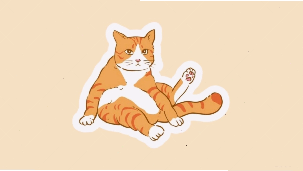 Minh họa các biểu cảm cảm xúc khác nhau của mèo chibi