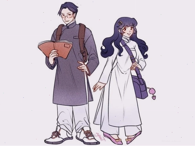 Minh họa chi tiết về cách vẽ nếp gấp vải trên trang phục Anime