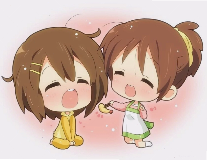 Minh họa nhân vật chibi với đôi mắt to tròn và tỷ lệ cơ thể nhỏ nhắn