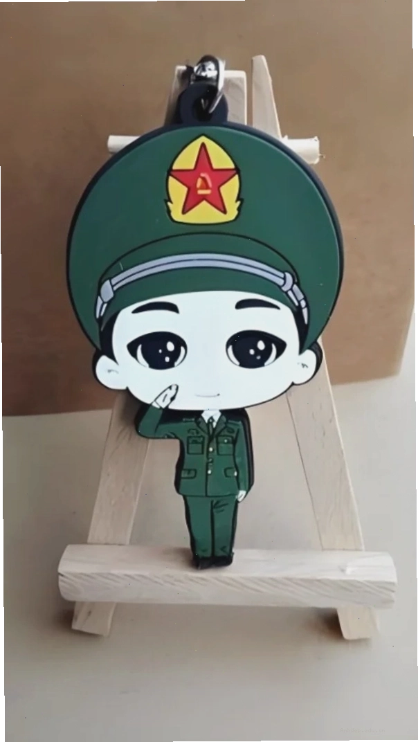 Móc khóa bộ đội chibi độc đáo