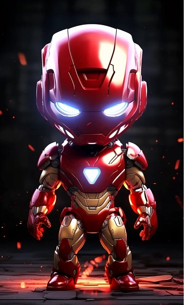 Một hình ảnh Iron Man Chibi đẹp mắt khác