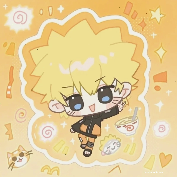 Naruto Chibi thể hiện sự ngây thơ, đáng yêu