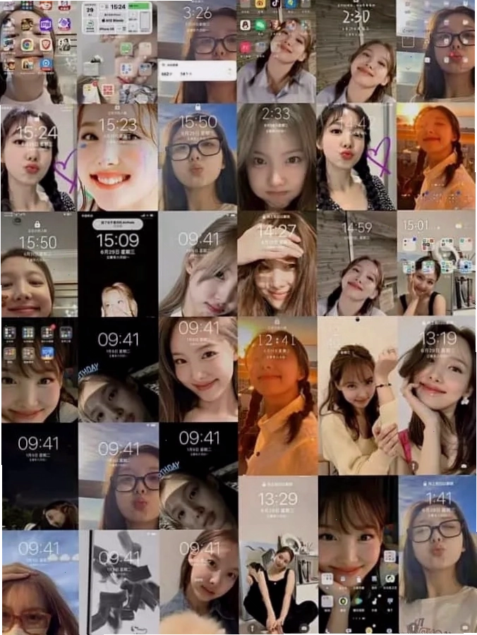 Nayeon Twice với biểu cảm đáng yêu trong bức ảnh selfie làm hình nền điện thoại
