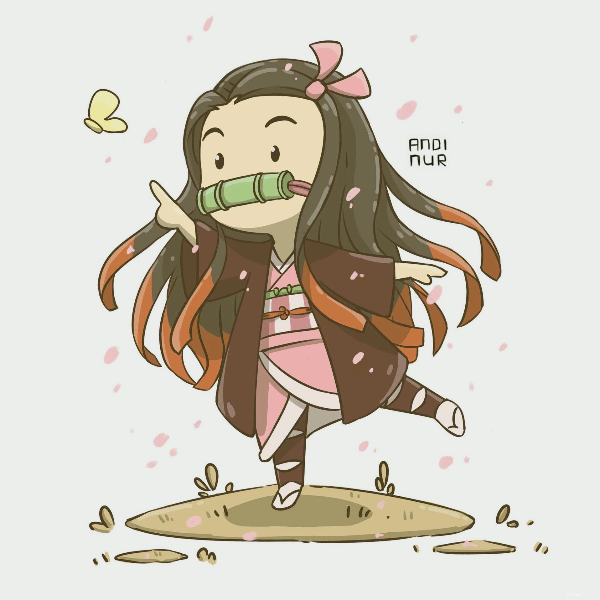 Nezuko Chibi do nghệ sĩ Andi Nuryanto vẽ