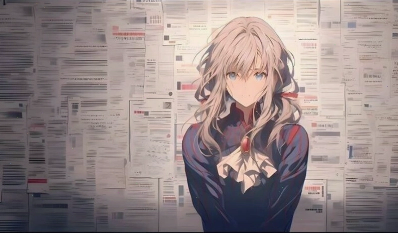 Nhân vật anime 4k với biểu cảm đa dạng