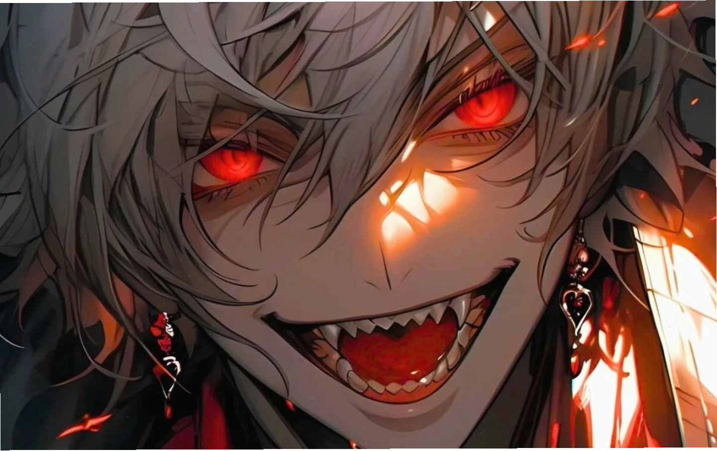 Nhân vật anime phản diện với vẻ ngoài ma mị và nguy hiểm