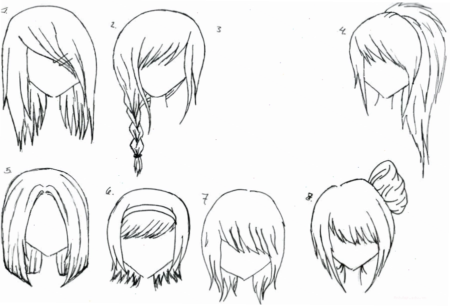 Nhân vật anime với các kiểu tóc độc đáo