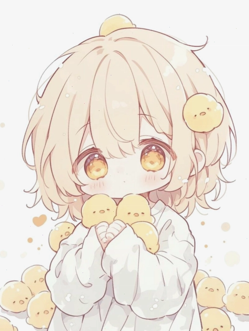 Nhân vật chibi nam với mái tóc vuốt ngược và biểu cảm cool ngầu
