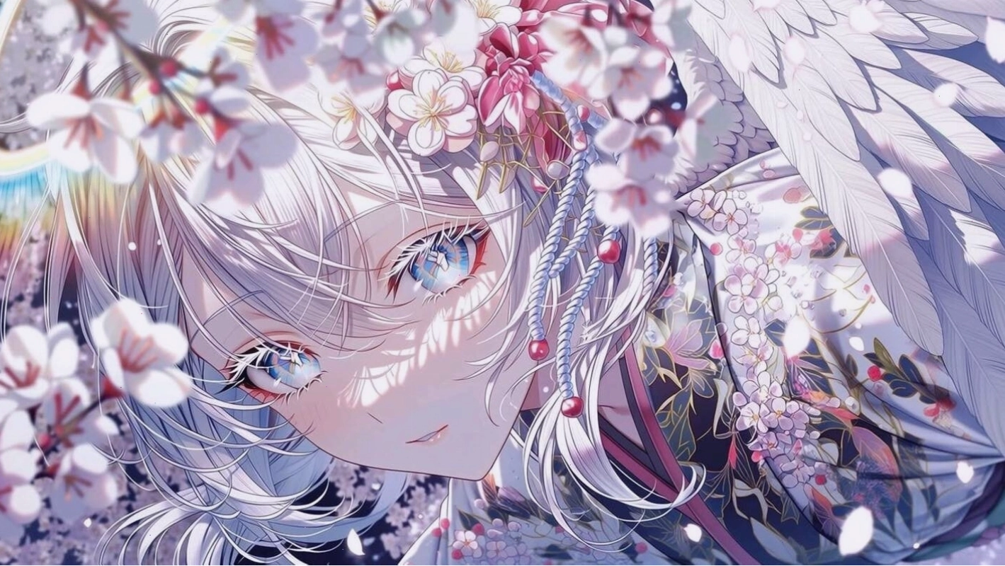 Nhân vật nữ anime ngầu lòi lạnh lùng, ánh mắt đầy quyền lực