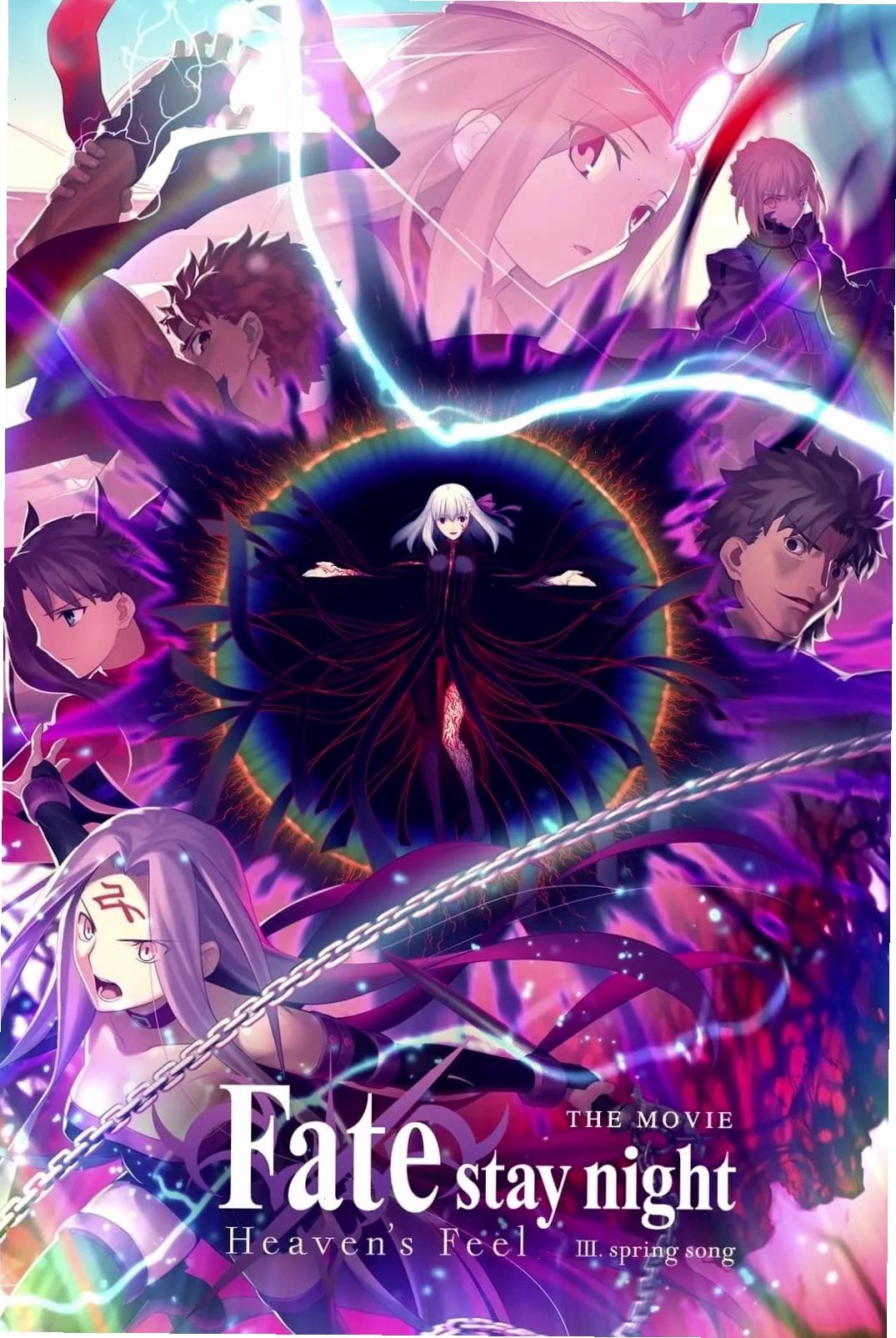 Poster phim anime Fate/stay night Movie: Heaven's Feel III. Spring Song