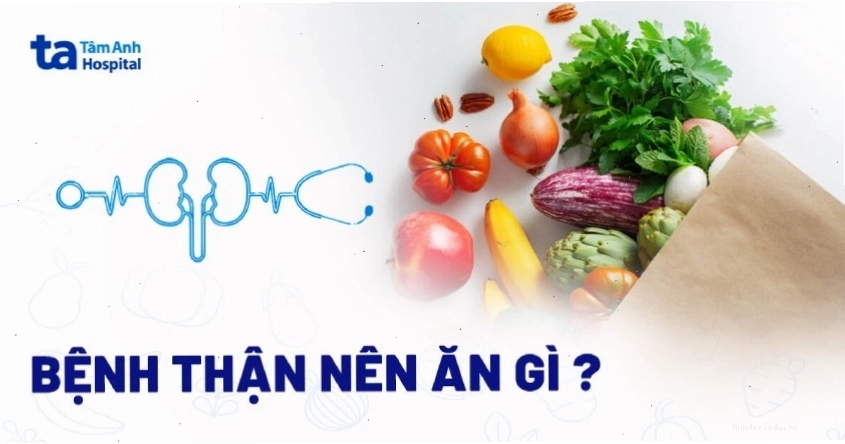 Rau củ quả tươi ngon tốt cho người bệnh thận