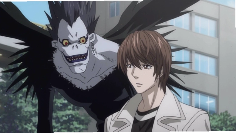 Ryuk walks alongside Light Yagami